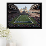 CenturyLink Field, Stadium Canvas, Sport Art, Gift for him,100 Framed Canvas Prints Wall Art Decor, Framed Picture