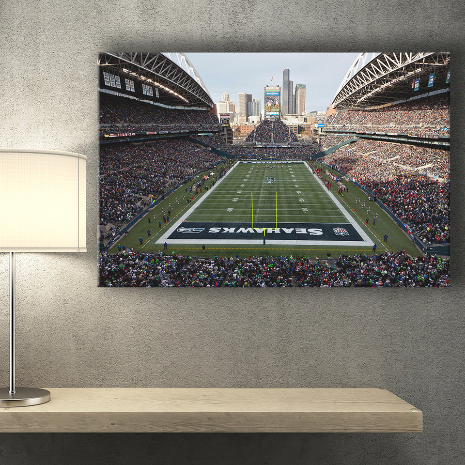 CenturyLink Field, Stadium Canvas, Sport Art, Gift for him,V1 Fan Gift, Canvas Prints Wall Art Decor