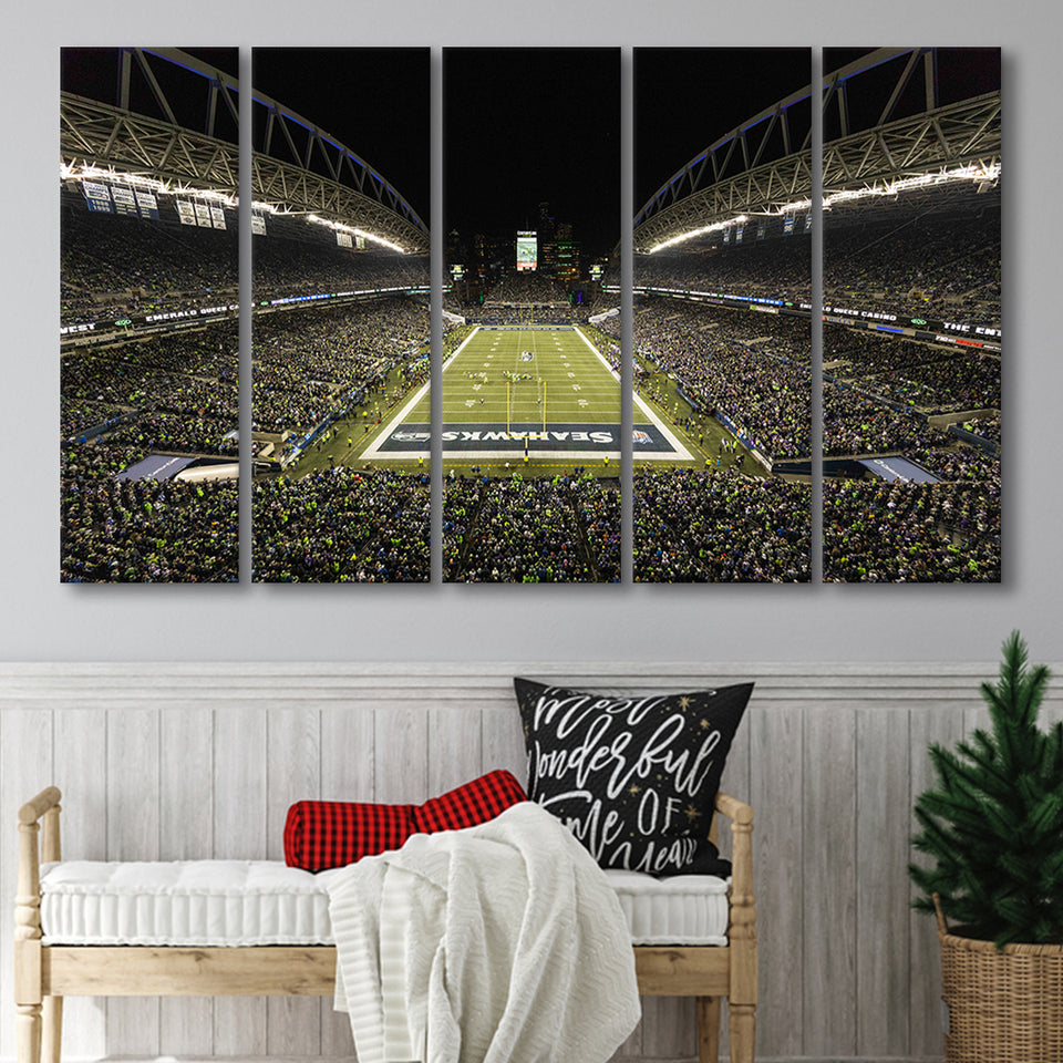 CenturyLink Field, Stadium Canvas, Sport Art, Gift for him, Multi Panels B, Canvas Prints Wall Art Decor