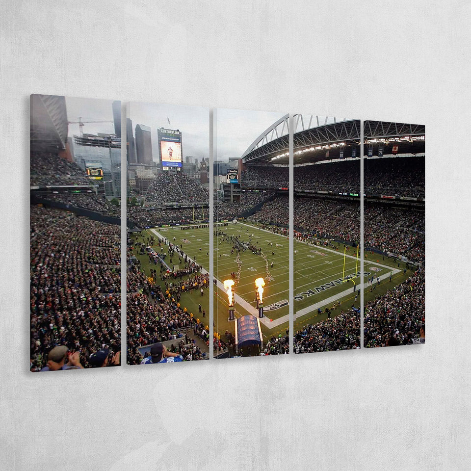 CenturyLink Stadium, Stadium Canvas, Sport Art, Gift for him, Multi Panels B, Canvas Prints Wall Art Decor