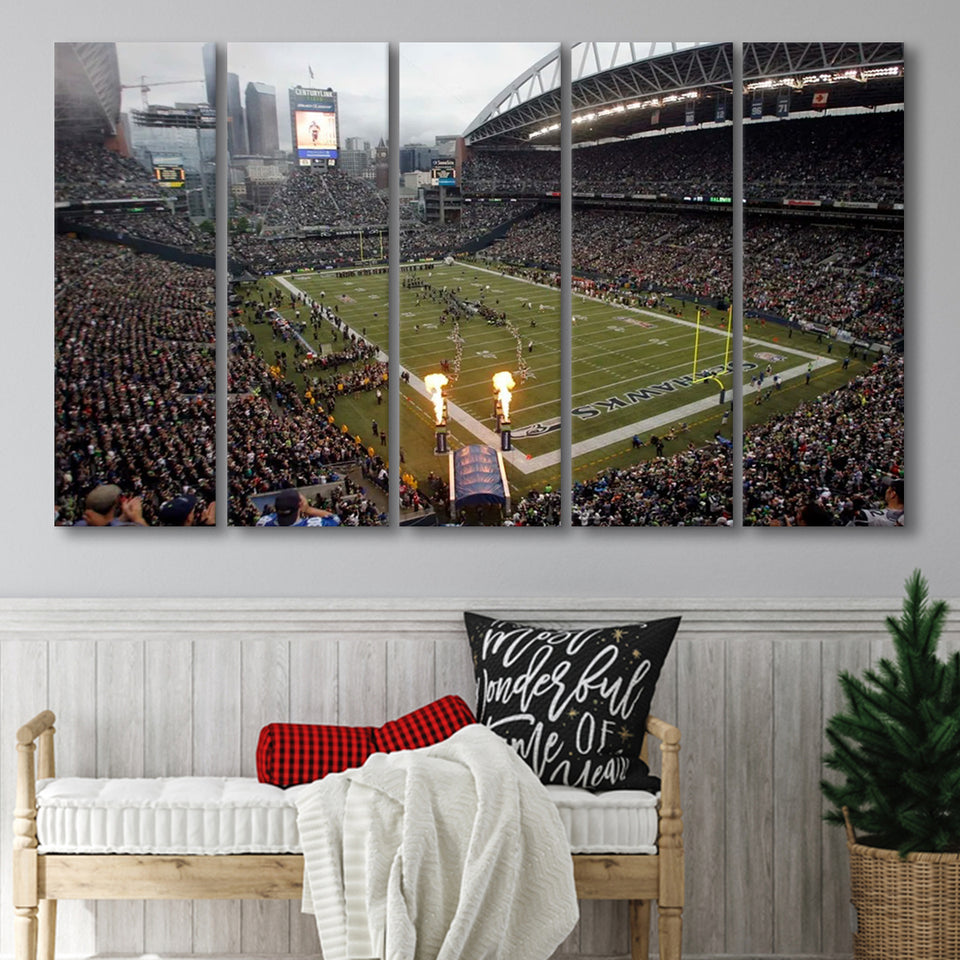CenturyLink Stadium, Stadium Canvas, Sport Art, Gift for him, Multi Panels B, Canvas Prints Wall Art Decor