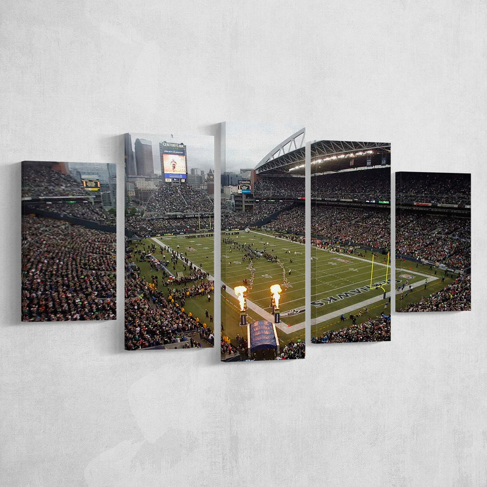 CenturyLink Stadium, Stadium Canvas, Sport Art, Large Canvas, Multi Panels, Canvas Prints Wall Art Decor