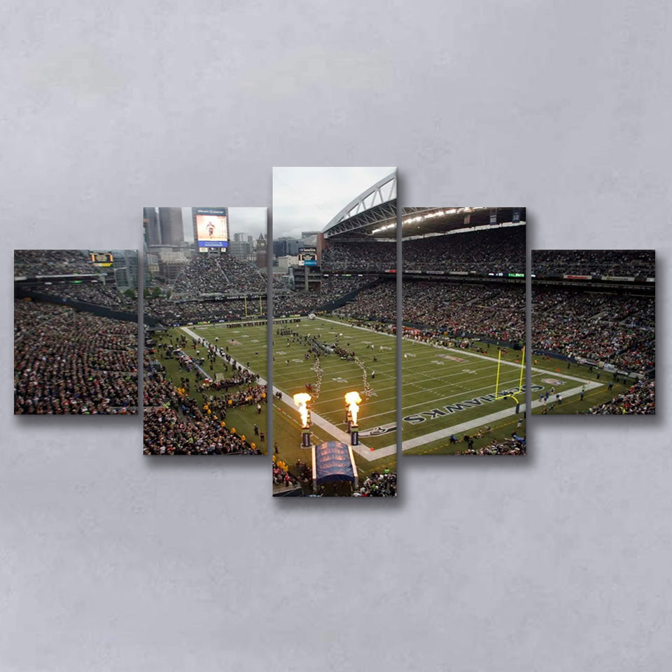 CenturyLink Stadium, Stadium Canvas, Sport Art, Large Canvas, Multi Panels, Canvas Prints Wall Art Decor