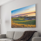 Chambers Bay Golf Course, Hole 17, Golf Art Print, Golf Lover, Canvas Prints Wall Art Decor