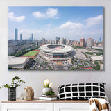 Changsha Helong Stadium, Stadium Canvas, Sport Art, Gift for him, Fan Gift, Canvas Prints Wall Art Decor