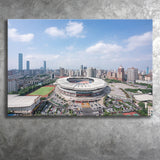 Changsha Helong Stadium, Stadium Canvas, Sport Art, Gift for him, Fan Gift, Canvas Prints Wall Art Decor