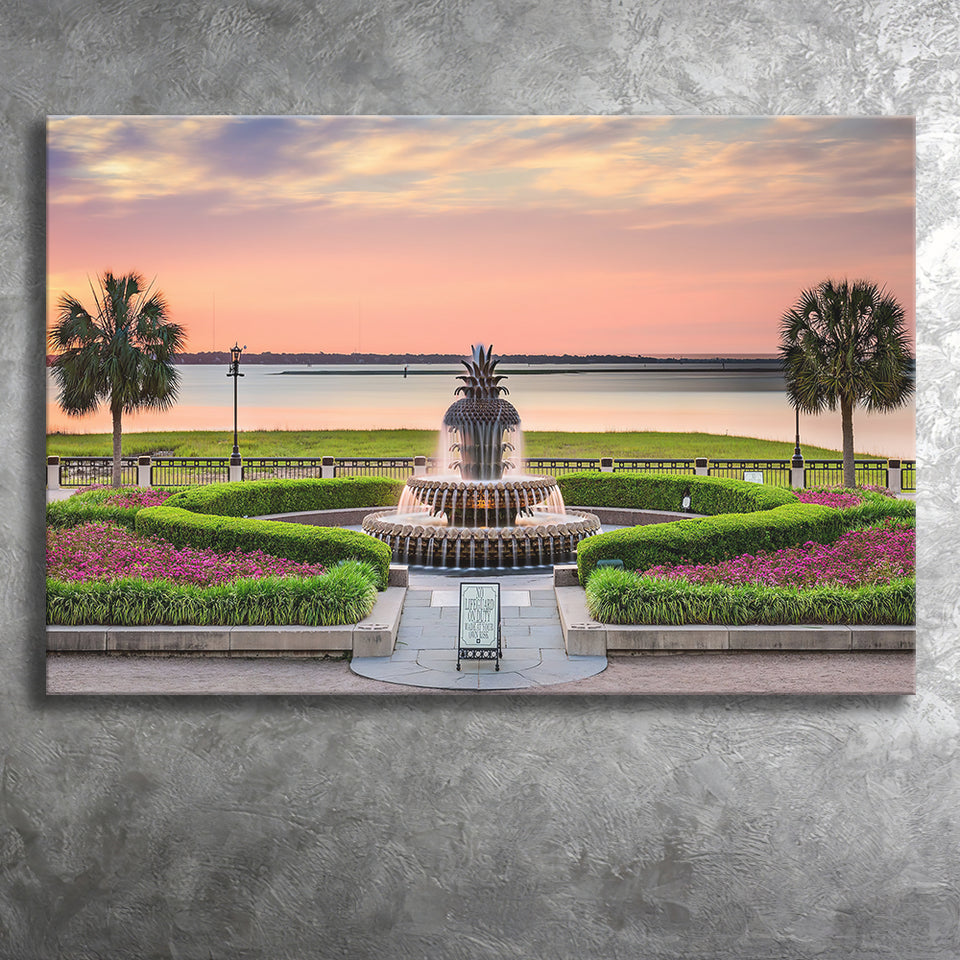 Charleston South Carolina USA at Waterfront Park Canvas Prints Wall Art - Painting Canvas, Wall Decor, Home Decor, Prints for Sale