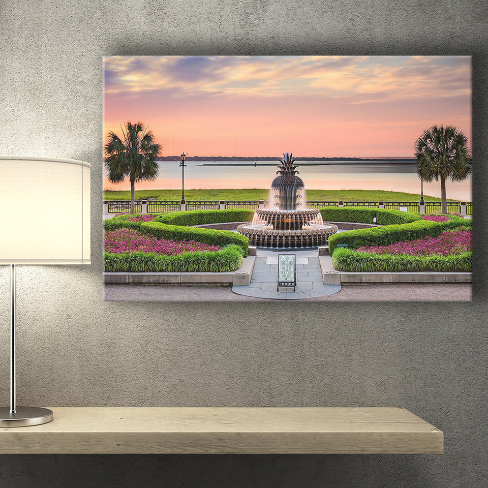 Charleston South Carolina USA at Waterfront Park Canvas Prints Wall Art - Painting Canvas, Wall Decor, Home Decor, Prints for Sale