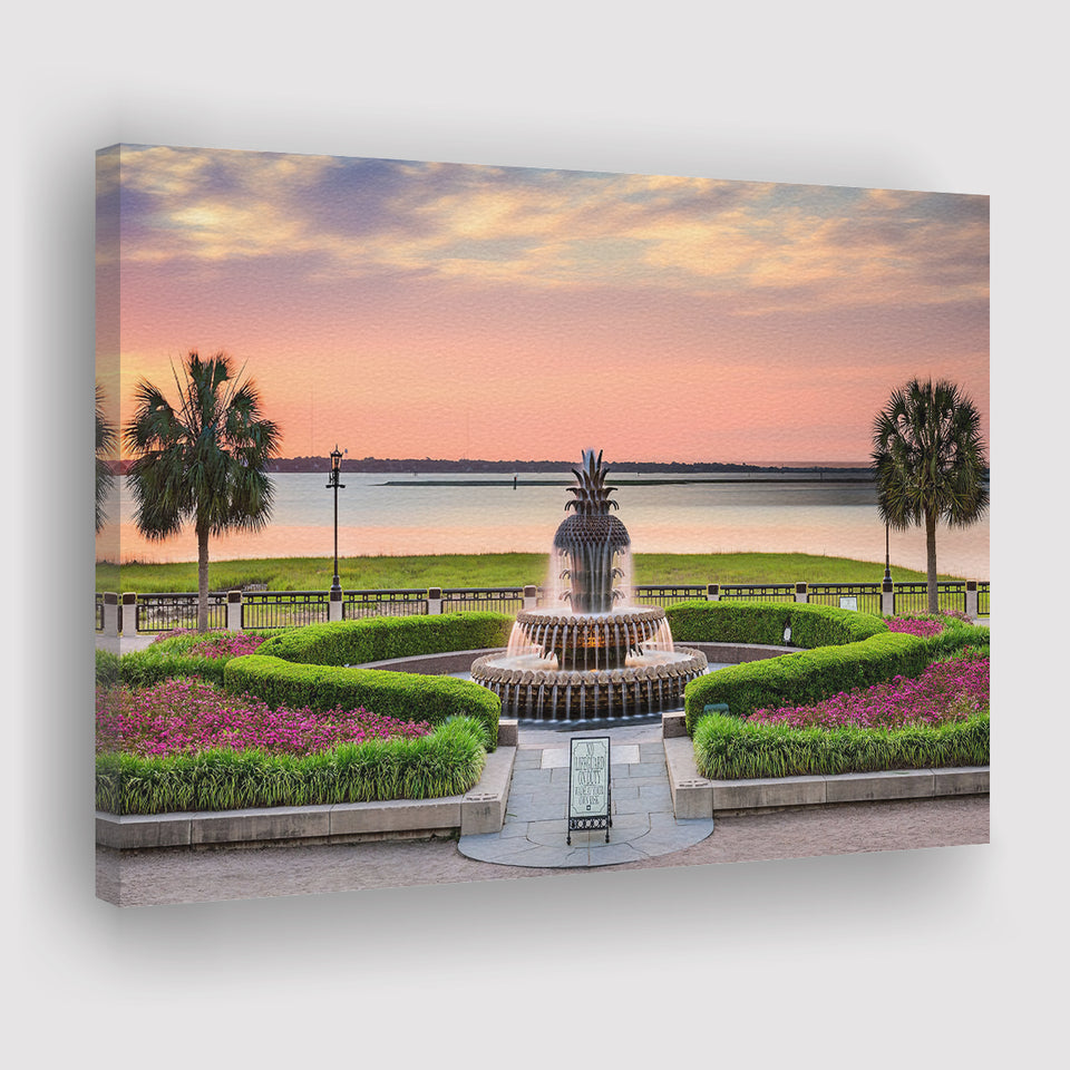 Charleston South Carolina USA at Waterfront Park Canvas Prints Wall Art - Painting Canvas, Wall Decor, Home Decor, Prints for Sale