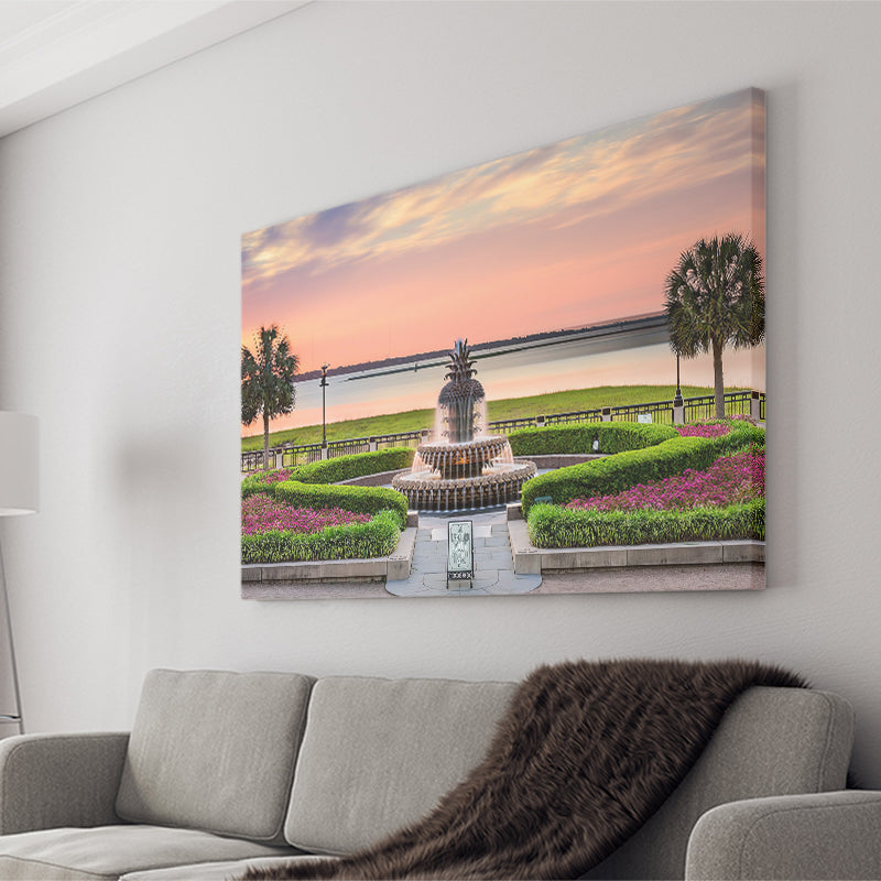 Charleston South Carolina USA at Waterfront Park Canvas Prints Wall Art - Painting Canvas, Wall Decor, Home Decor, Prints for Sale