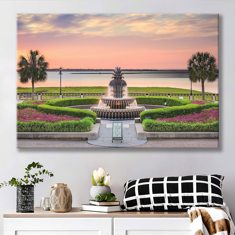 Charleston South Carolina USA at Waterfront Park Canvas Prints Wall Art - Painting Canvas, Wall Decor, Home Decor, Prints for Sale