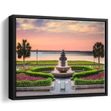 Charleston South Carolina USA at Waterfront Park Framed Canvas Prints Wall Art - Painting Canvas, Wall Decor, Home Decor