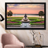 Charleston South Carolina USA at Waterfront Park Framed Canvas Prints Wall Art - Painting Canvas, Wall Decor, Home Decor