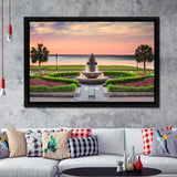 Charleston South Carolina USA at Waterfront Park Framed Canvas Prints Wall Art - Painting Canvas, Wall Decor, Home Decor