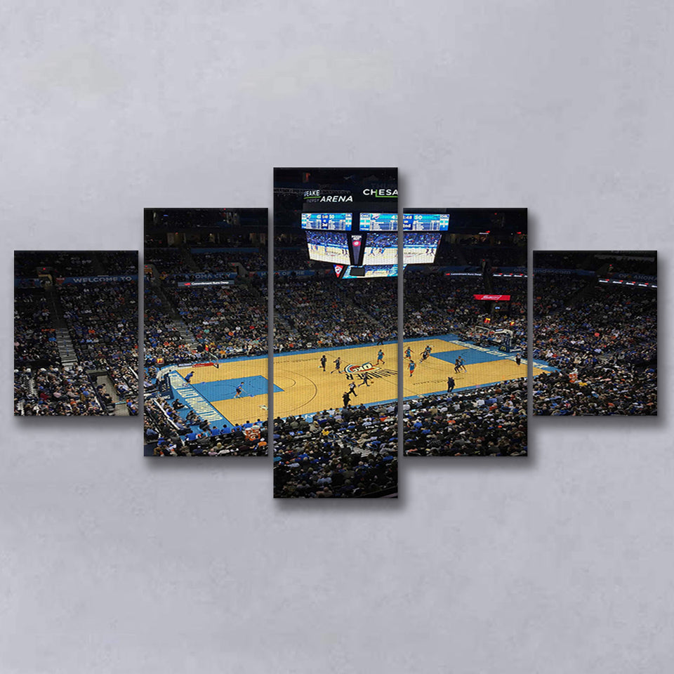 Charlotte Court, Stadium Canvas, Sport Art, Large Canvas, Multi Panels, Canvas Prints Wall Art Decor