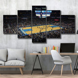 Charlotte Court, Stadium Canvas, Sport Art, Large Canvas, Multi Panels, Canvas Prints Wall Art Decor