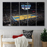 Charlotte Court, Stadium Canvas, Sport Art, Gift for him, Multi Panels B, Canvas Prints Wall Art Decor