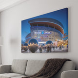 Chase Center Project Icon, Stadium Canvas, Sport Art, Gift for him, Fan Gift, Canvas Prints Wall Art Decor