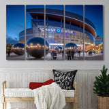 Chase Center Project Icon, Stadium Canvas, Sport Art, Gift for him, Multi Panels B, Canvas Prints Wall Art Decor