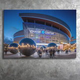 Chase Center Project Icon, Stadium Canvas, Sport Art, Gift for him, Fan Gift, Canvas Prints Wall Art Decor