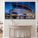 Chase Center Project Icon, Stadium Canvas, Sport Art, Gift for him, Multi Panels B, Canvas Prints Wall Art Decor