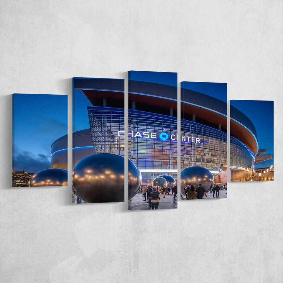 Chase Center Project Icon, Stadium Canvas, Sport Art, Large Canvas, Multi Panels, Canvas Prints Wall Art Decor