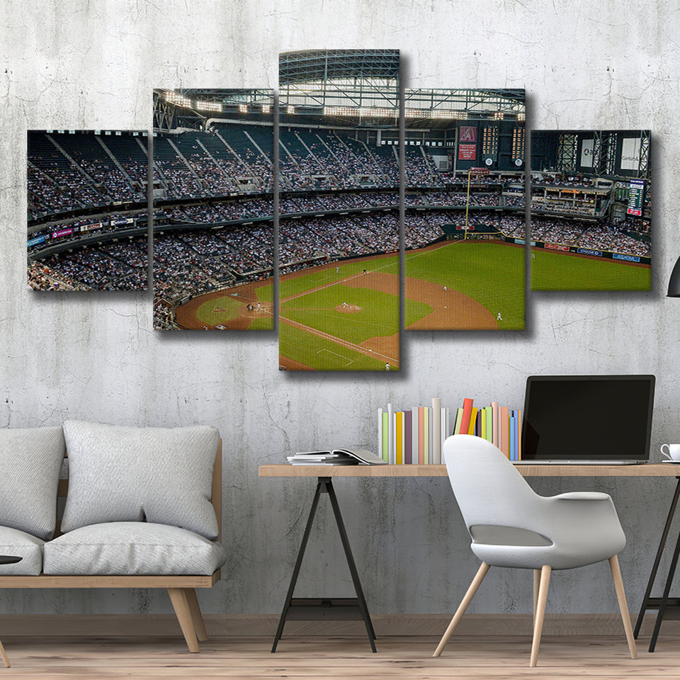 Chase Field, Stadium Canvas, Sport Art, Large Canvas, Multi Panels, Canvas Prints Wall Art Decor