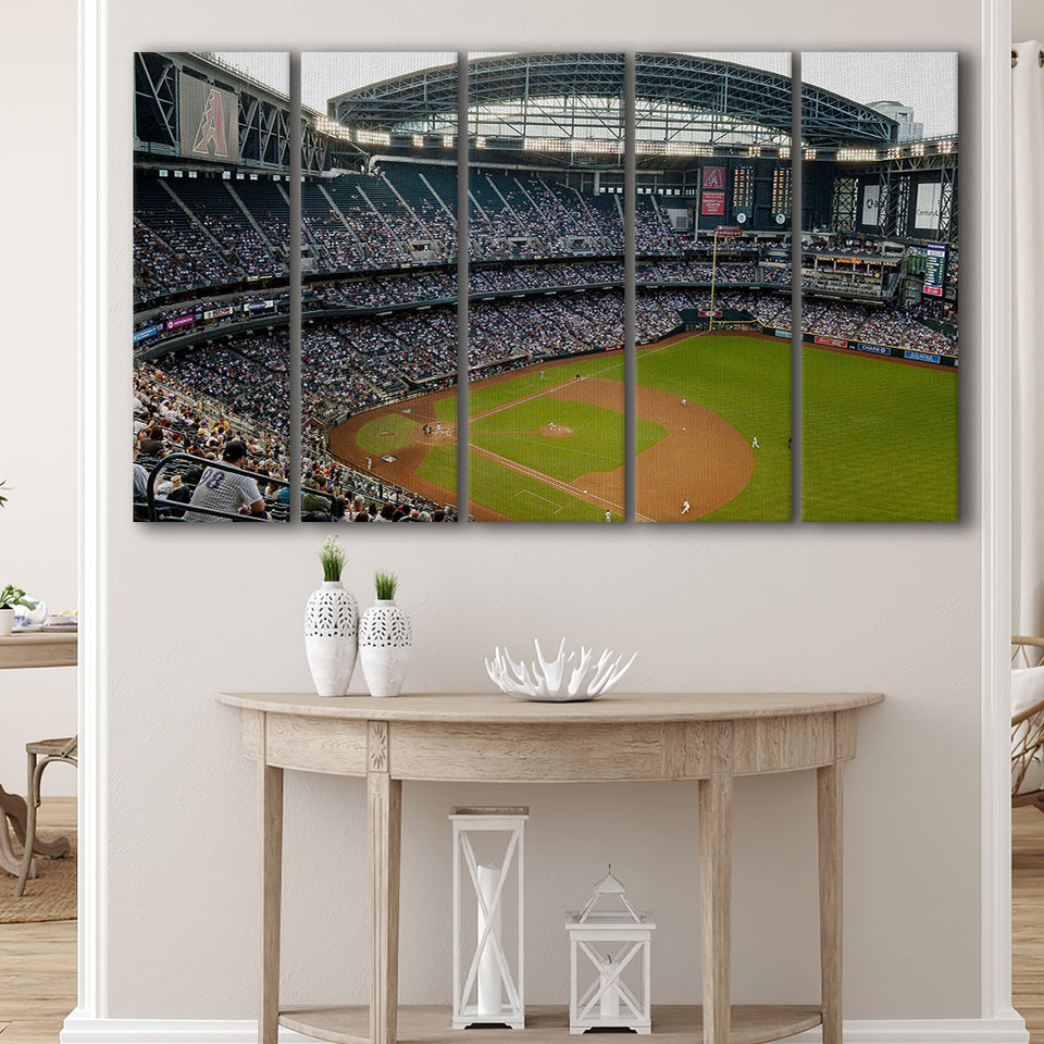 Chase Field, Stadium Canvas, Sport Art, Gift for him, Multi Panels B, Canvas Prints Wall Art Decor