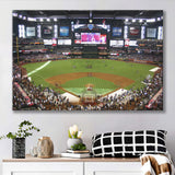 Chase Field Wall Art Arizona Diamondbacks Stadium Canvas Prints,Sport Stadium Art Prints, Fan Gift, Wall Decor