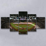 Chase Field in Arizona, Stadium Canvas, Sport Art, Large Canvas, Multi Panels, Canvas Prints Wall Art Decor