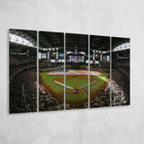 Chase Field in Arizona, Stadium Canvas, Sport Art, Gift for him, Multi Panels B, Canvas Prints Wall Art Decor