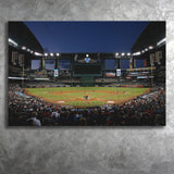 Chase Field in Phoenix Arizona, Stadium Canvas, Sport Art, Gift for him, Fan Gift, Canvas Prints Wall Art Decor
