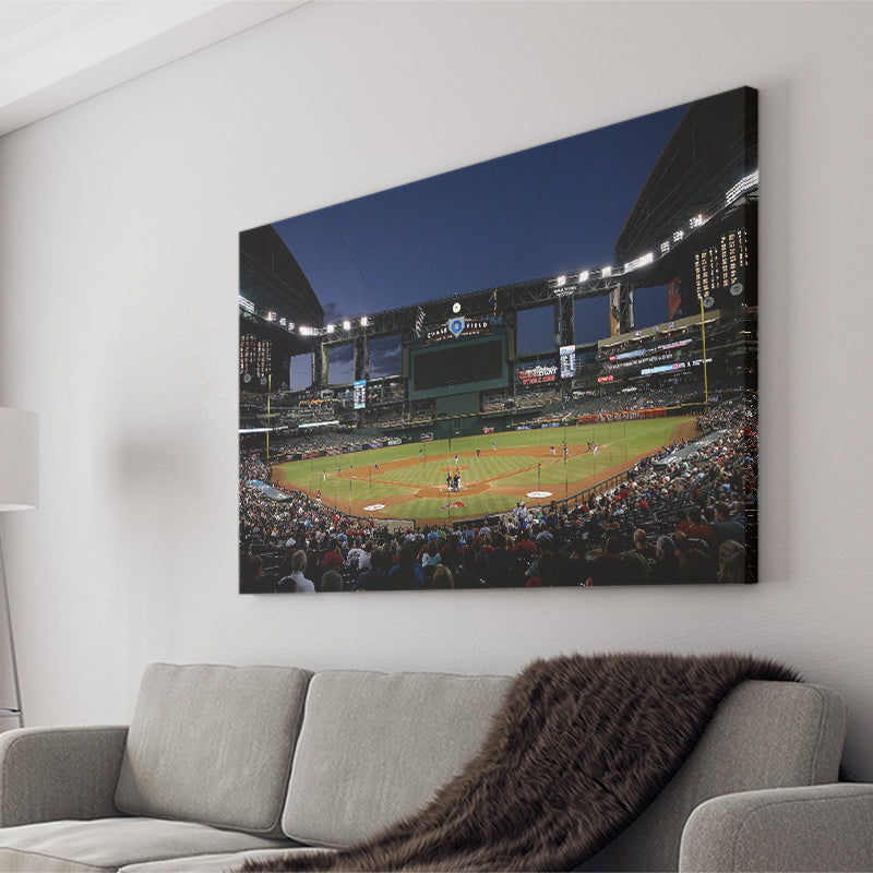 Chase Field in Phoenix Arizona, Stadium Canvas, Sport Art, Gift for him, Fan Gift, Canvas Prints Wall Art Decor