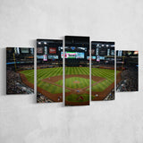 Chase field ball park in Arizona, Stadium Canvas, Sport Art, Large Canvas, Multi Panels, Canvas Prints Wall Art Decor