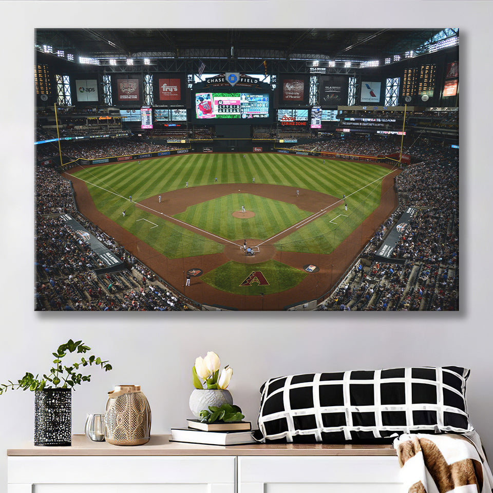Chase field ball park in Arizona, Stadium Canvas, Sport Art, Gift for him, Fan Gift, Canvas Prints Wall Art Decor