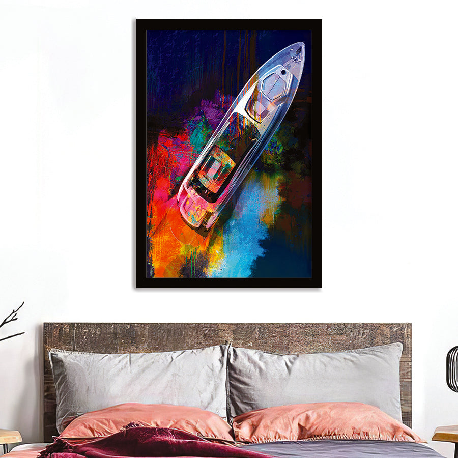 Chasing Dreams Framed Art Prints - Framed Prints, Painting Prints, Prints for Sale, Painting Art