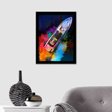 Chasing Dreams Framed Art Prints - Framed Prints, Painting Prints, Prints for Sale, Painting Art