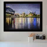 Chattanooga Cityscape Framed Art Prints Wall Decor - Painting Prints, Framed Picture, Home Decor