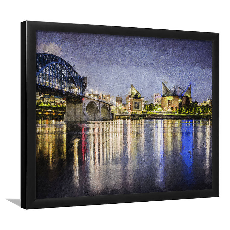 Chattanooga Cityscape Framed Art Prints Wall Decor - Painting Prints, Framed Picture, Home Decor