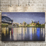 Chattanooga Cityscape Canvas Prints Wall Art Decor - Paiting Canvas, Art Prints, Wall Decor, For Sale
