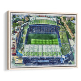 Chelsea FC Stamford Bridge Stadium Watercolor, Sport Art Prints Fan Gift, Framed Canvas Prints Wall Art Decor