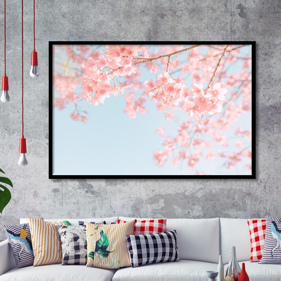 Cherry Blossom Framed Art Print Wall Decor - Painting Art, Framed Picture, Home Decor