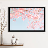 Cherry Blossom Framed Canvas Prints Wall Art - Painting Canvas,Framed Picture,Home Art Wall Decor