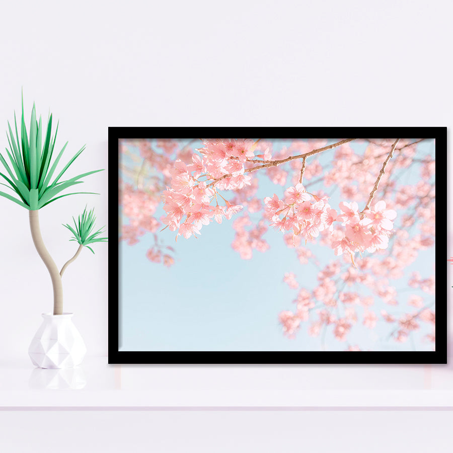 Cherry Blossom Framed Art Print Wall Decor - Painting Art, Framed Picture, Home Decor