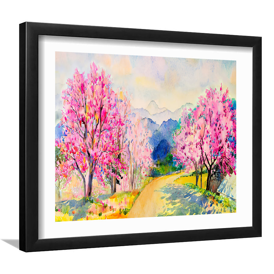 Cherry In The Morning Framed Wall Art - Framed Prints, Art Prints, Home Decor, Painting Prints
