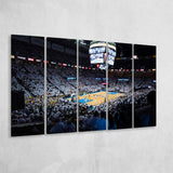 Chesapeake Energy Arena Playoffs, Stadium Canvas, Sport Art, Gift for him, Multi Panels B, Canvas Prints Wall Art Decor