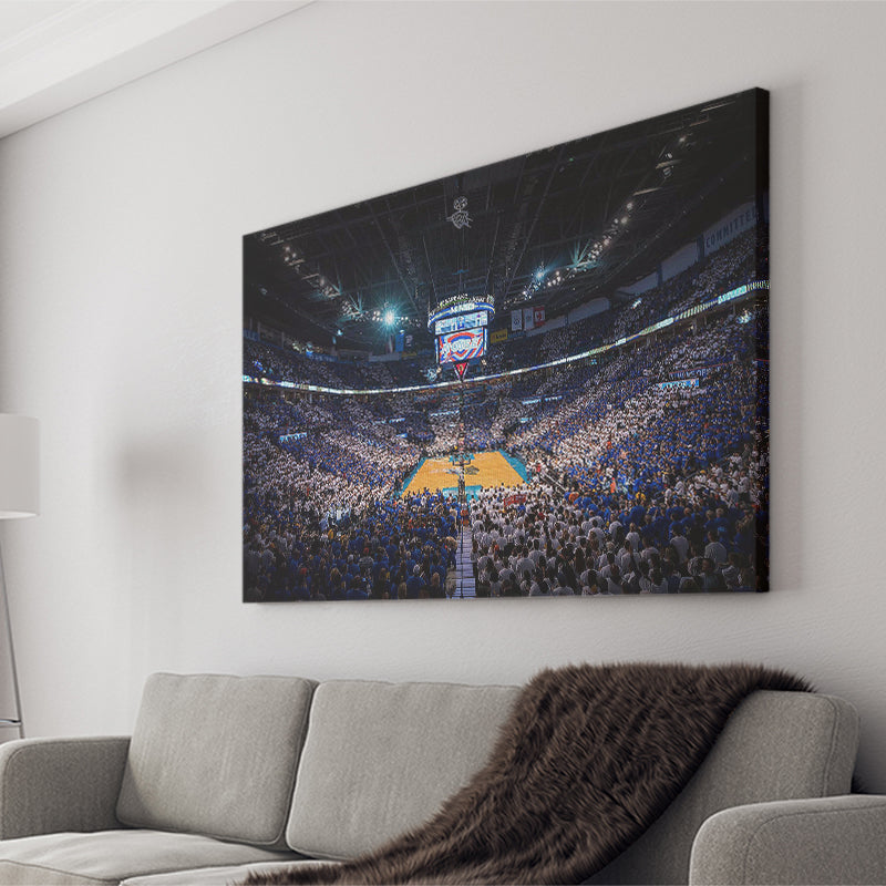 Chesapeake Energy Arena, Stadium Canvas, Sport Art, Gift for him, Fan Gift, Canvas Prints Wall Art Decor