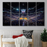Chesapeake Energy Arena, Stadium Canvas, Sport Art, Gift for him, Multi Panels B, Canvas Prints Wall Art Decor