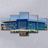 Chesapeake Energy Arena in Oklahoma, Stadium Canvas, Sport Art, Large Canvas, Multi Panels, Canvas Prints Wall Art Decor