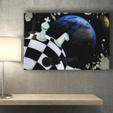 Chess Canvas Art, Chess Wall Art, Abstract Chess Painting, Canvas Prints Wall Art Home Decor